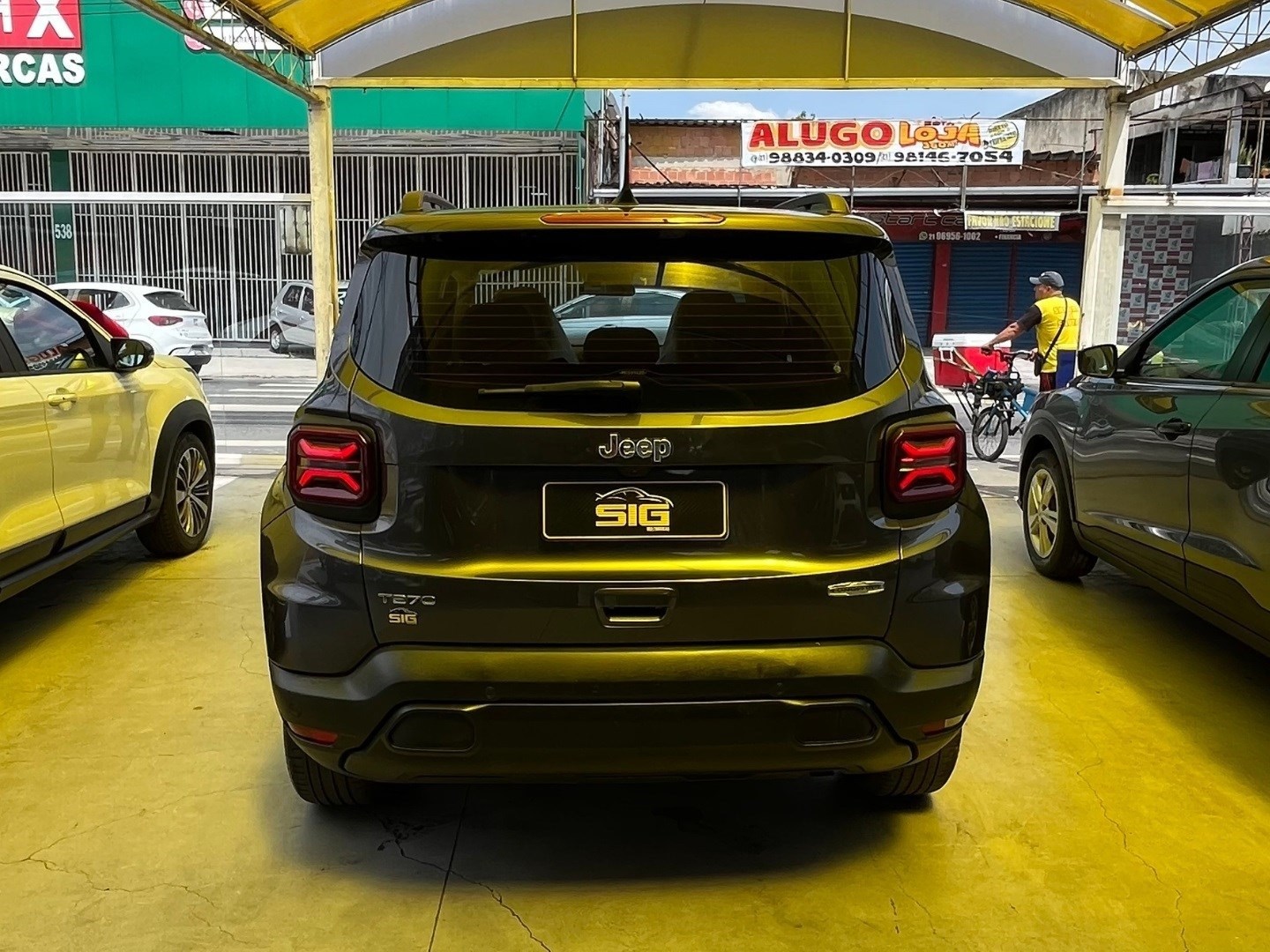 JEEP RENEGADE 1.3 T270 TURBO FLEX LONGITUDE AT6 2023 Cinza seminovo à venda em Duque de Caxias - Miniatura Detalhe - SIG Multimarcas