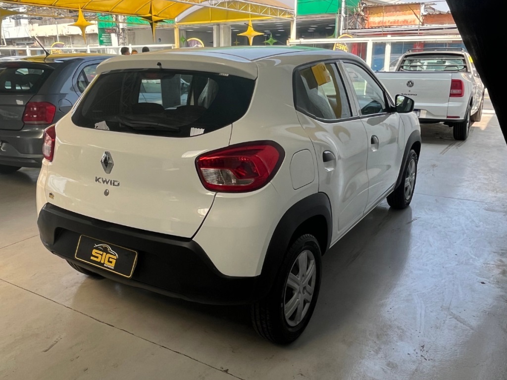 RENAULT KWID 1.0 12V SCE FLEX ZEN MANUAL 2022 Branco seminovo à venda em Duque de Caxias - Miniatura Vista 6 - SIG Multimarcas