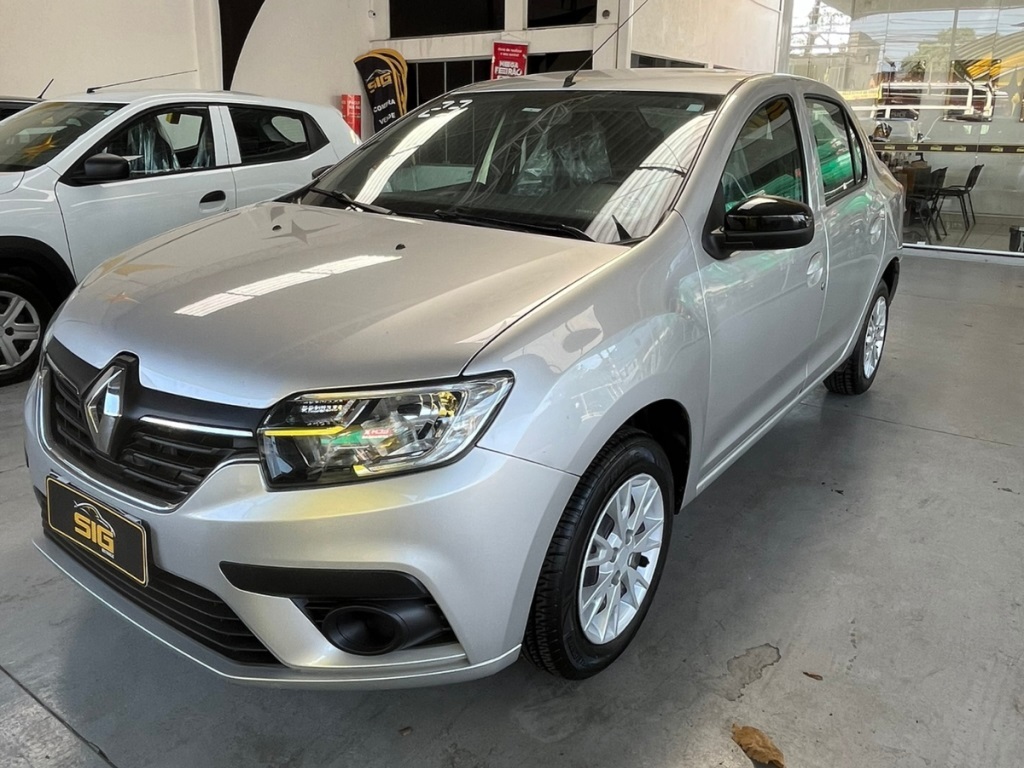 RENAULT LOGAN 1.0 12V SCE FLEX ZEN MANUAL 2023 Prata seminovo à venda em Duque de Caxias - Miniatura Lateral - SIG Multimarcas