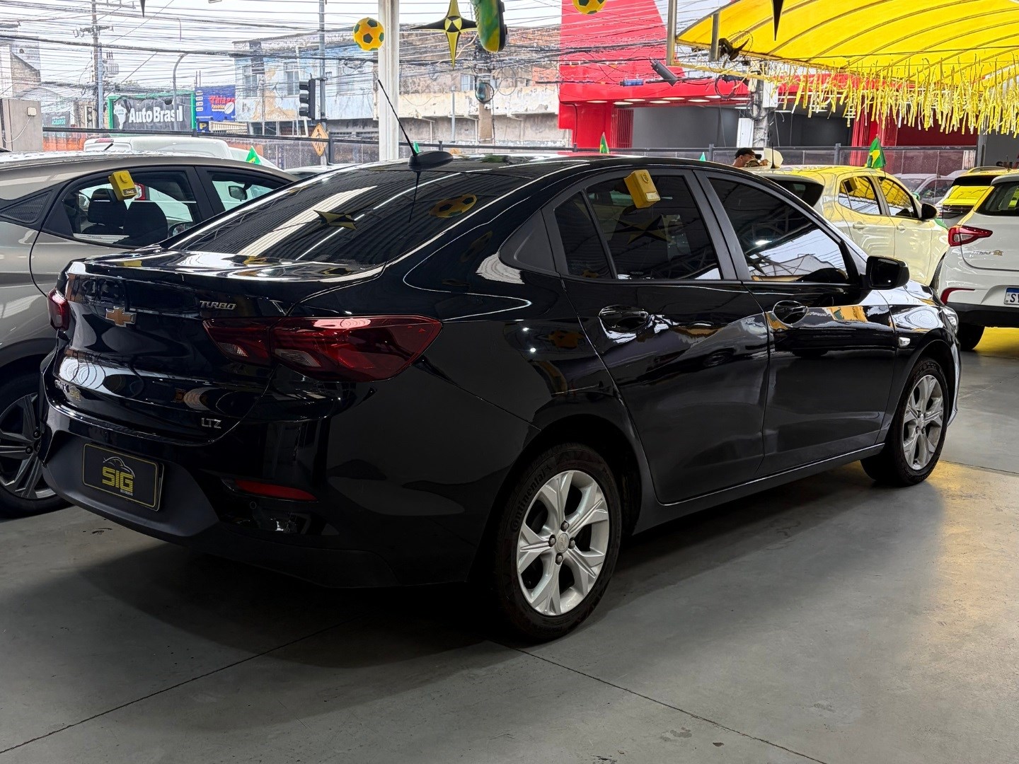 CHEVROLET ONIX ONIX SEDAN PLUS LT 1.0 12V TB FLEX AUT. 2024 Preto seminovo à venda em Duque de Caxias - Miniatura Vista 6 - SIG Multimarcas