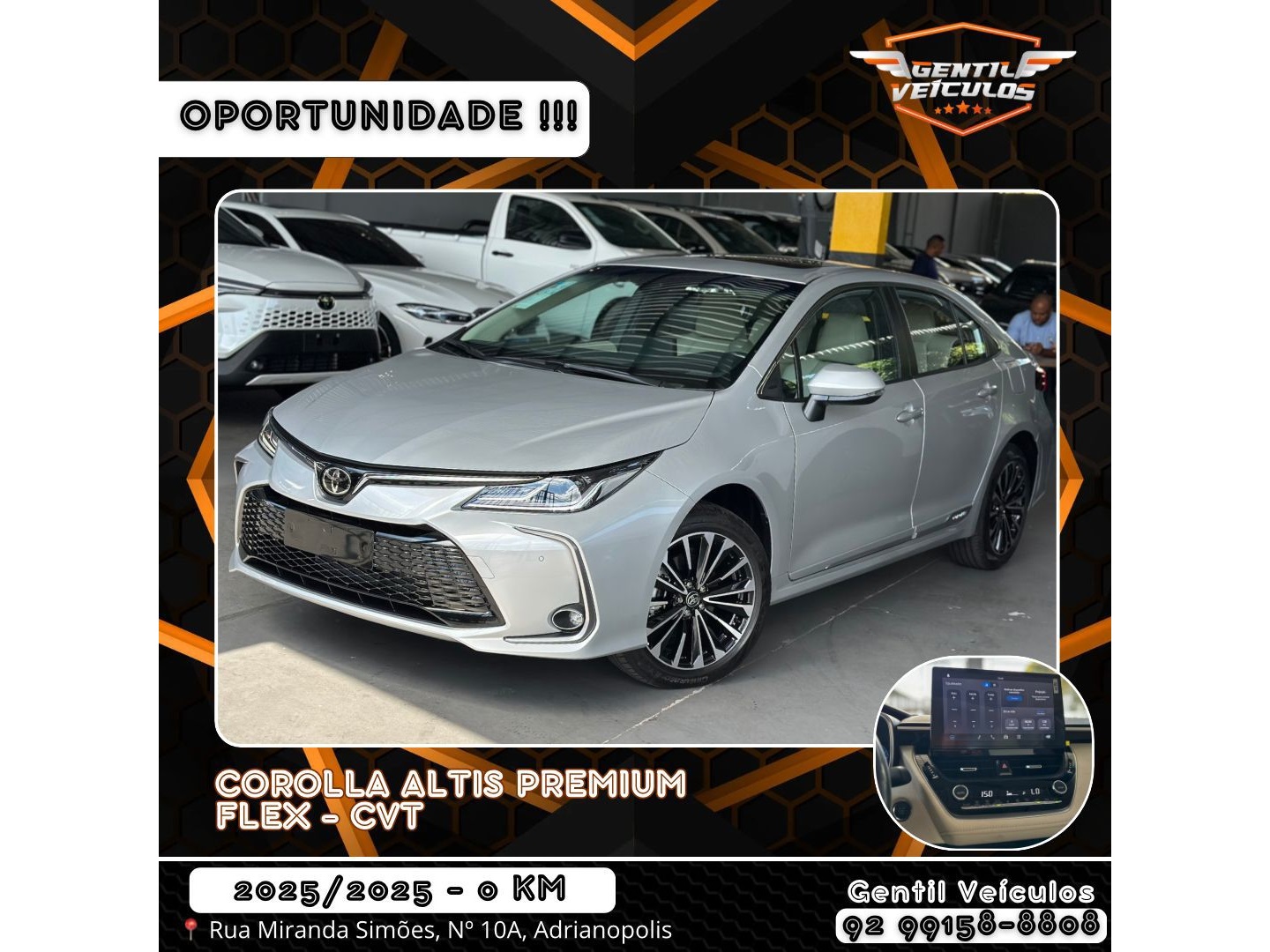 TOYOTA COROLLA 2.0 VVT-IE FLEX ALTIS PREMIUM DIRECT SHIFT