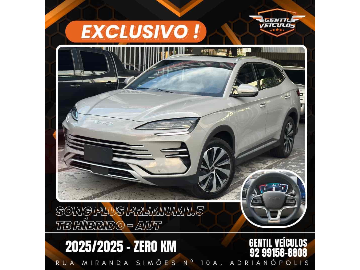 BYD SONG PLUS PREMIUM 1.5 DM-I TURBO HÍBRIDO AWD AUTOMÁTICO