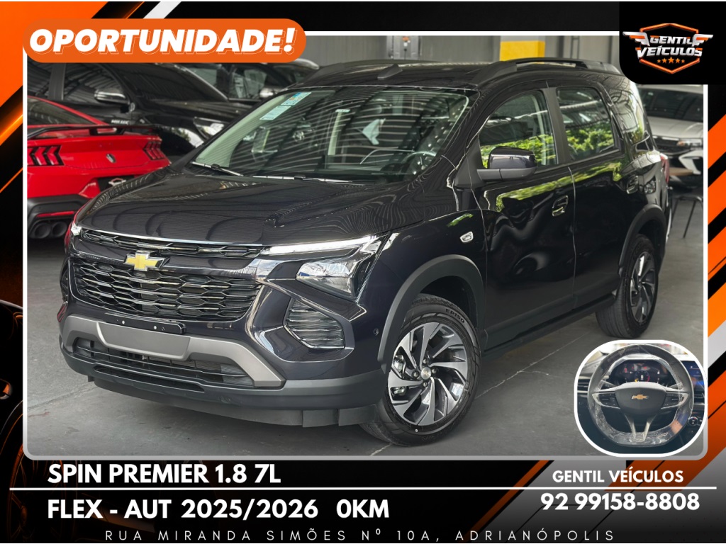 CHEVROLET SPIN 1.8 PREMIER 8V FLEX 4P AUTOMÁTICO