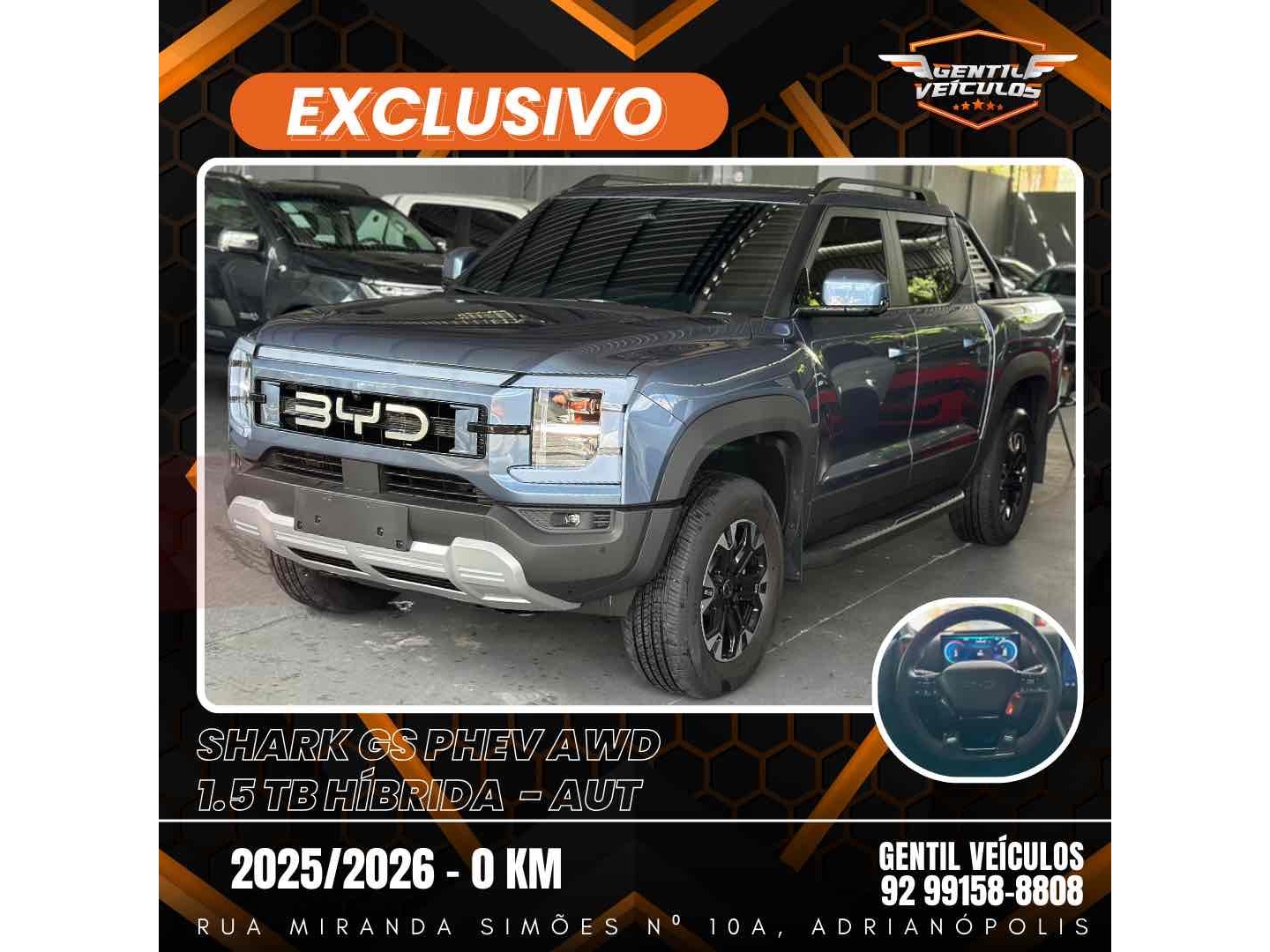 BYD SHARK 1.5 TURBO PHEV GS AWD AUTOMÁTICO