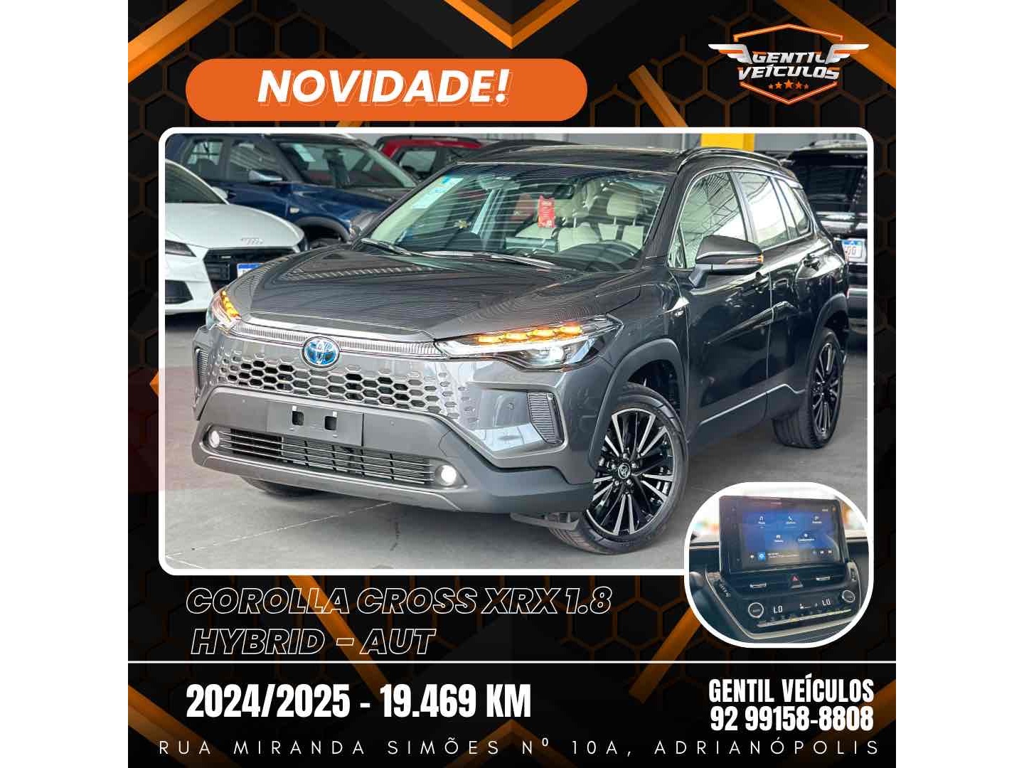 TOYOTA COROLLA CROSS COROLLA CROSS XRX 1.8 16V AUT. (HÍBRIDO)