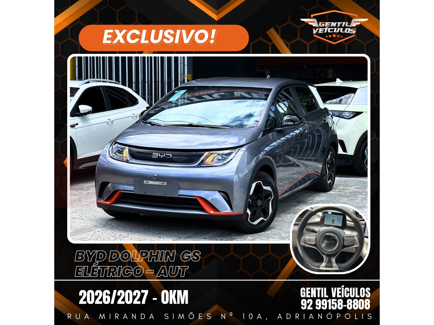 BYD DOLPHIN 44,9 KW ELÉTRICO GS