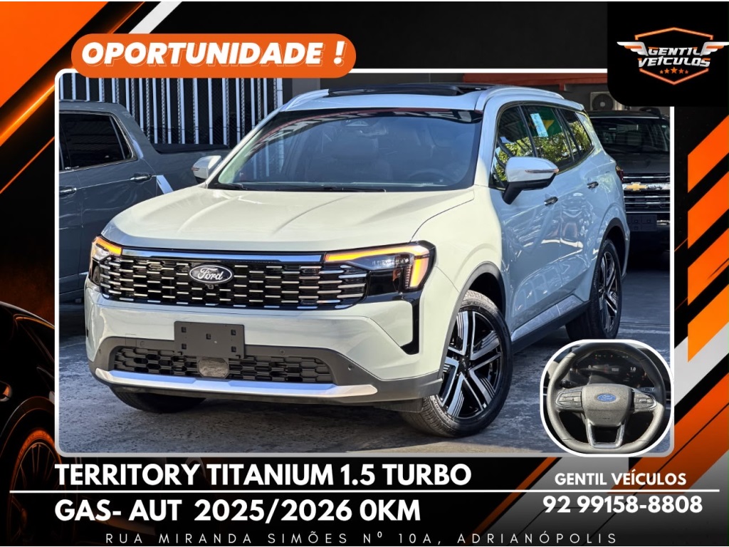 FORD TERRITORY 1.5 ECOBOOST GTDI GASOLINA TITANIUM AUTOMÁTICO