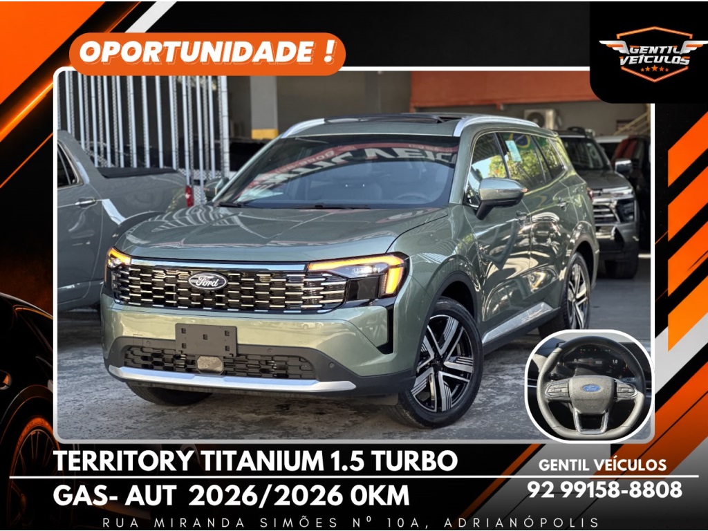 FORD TERRITORY 1.5 ECOBOOST GTDI GASOLINA TITANIUM AUTOMÁTICO