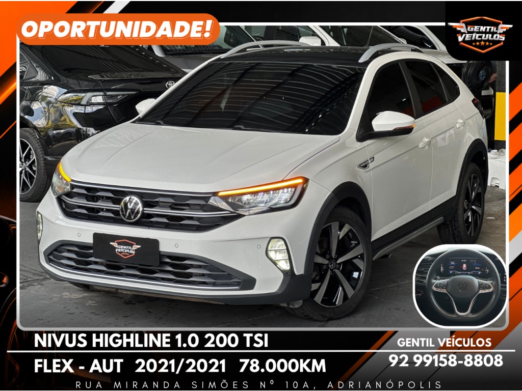VOLKSWAGEN NIVUS 1.0 200 TSI TOTAL FLEX HIGHLINE AUTOMÁTICO