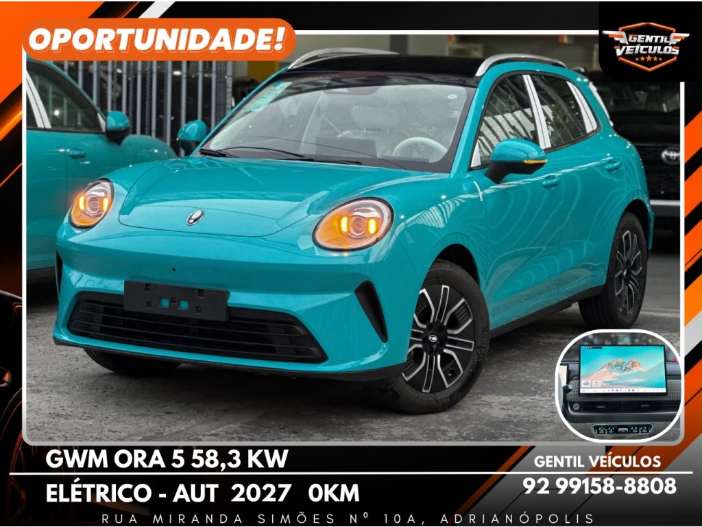 GWM ORA 5 58,3 KW ELÉTRICO