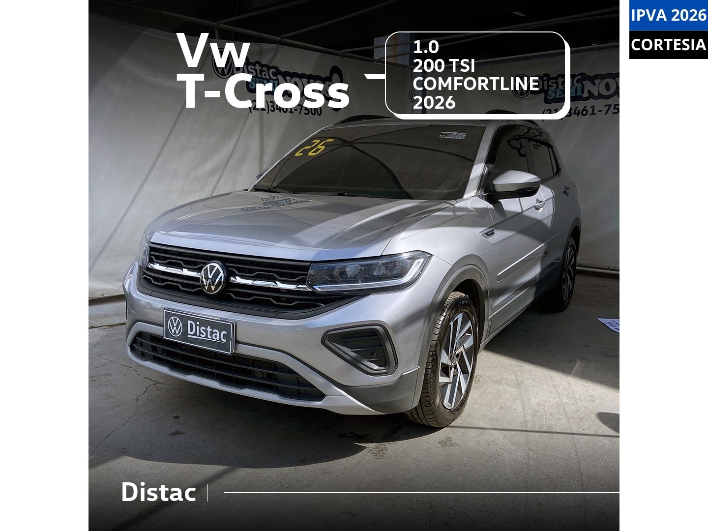 1.0 200 TSI TOTAL FLEX COMFORTLINE AUTOMÁTICO
