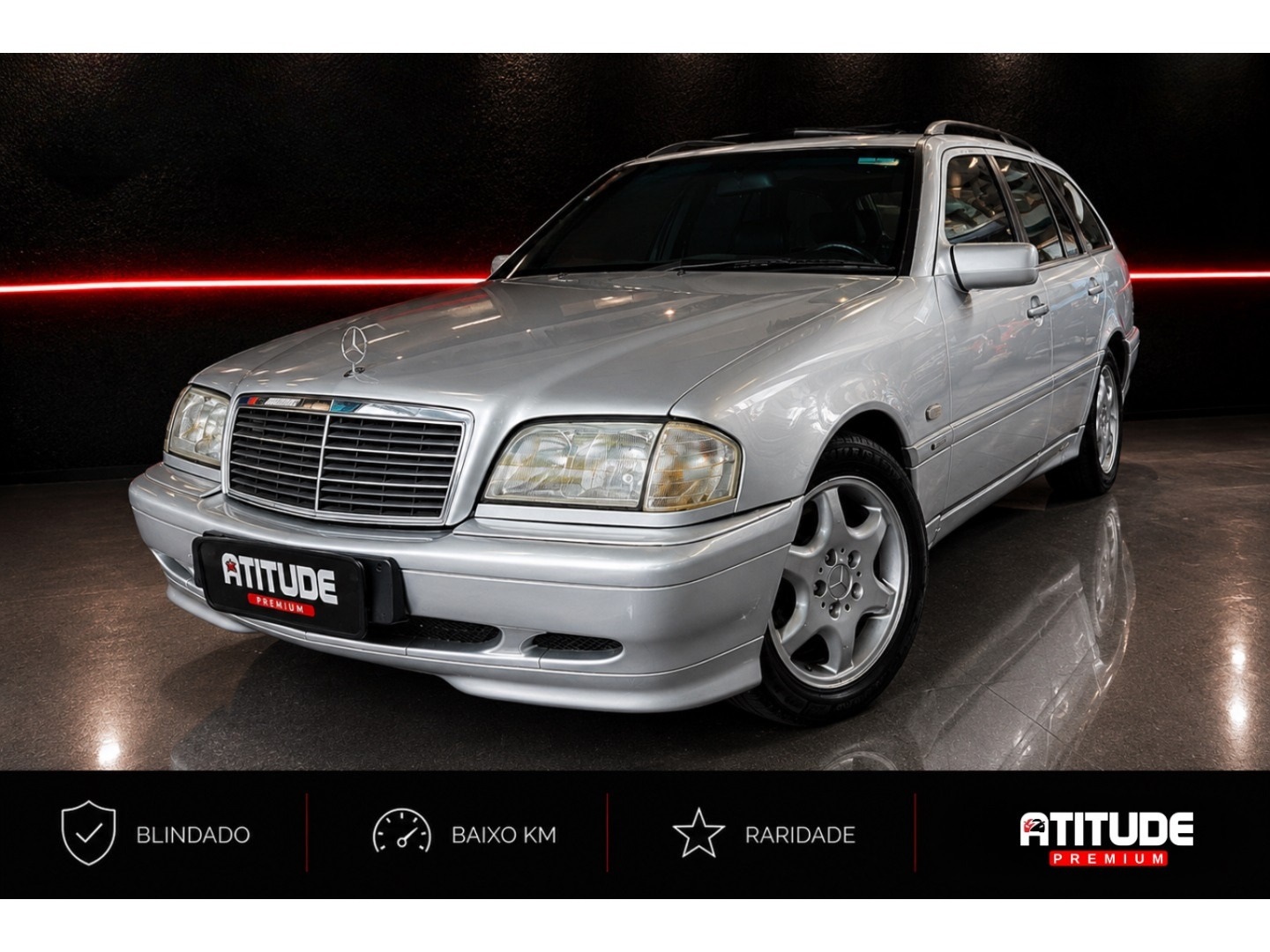 MERCEDES-BENZ C 230 K 2.3 KOMPRESSOR TOURING GASOLINA 4P AUTOMÁTICO