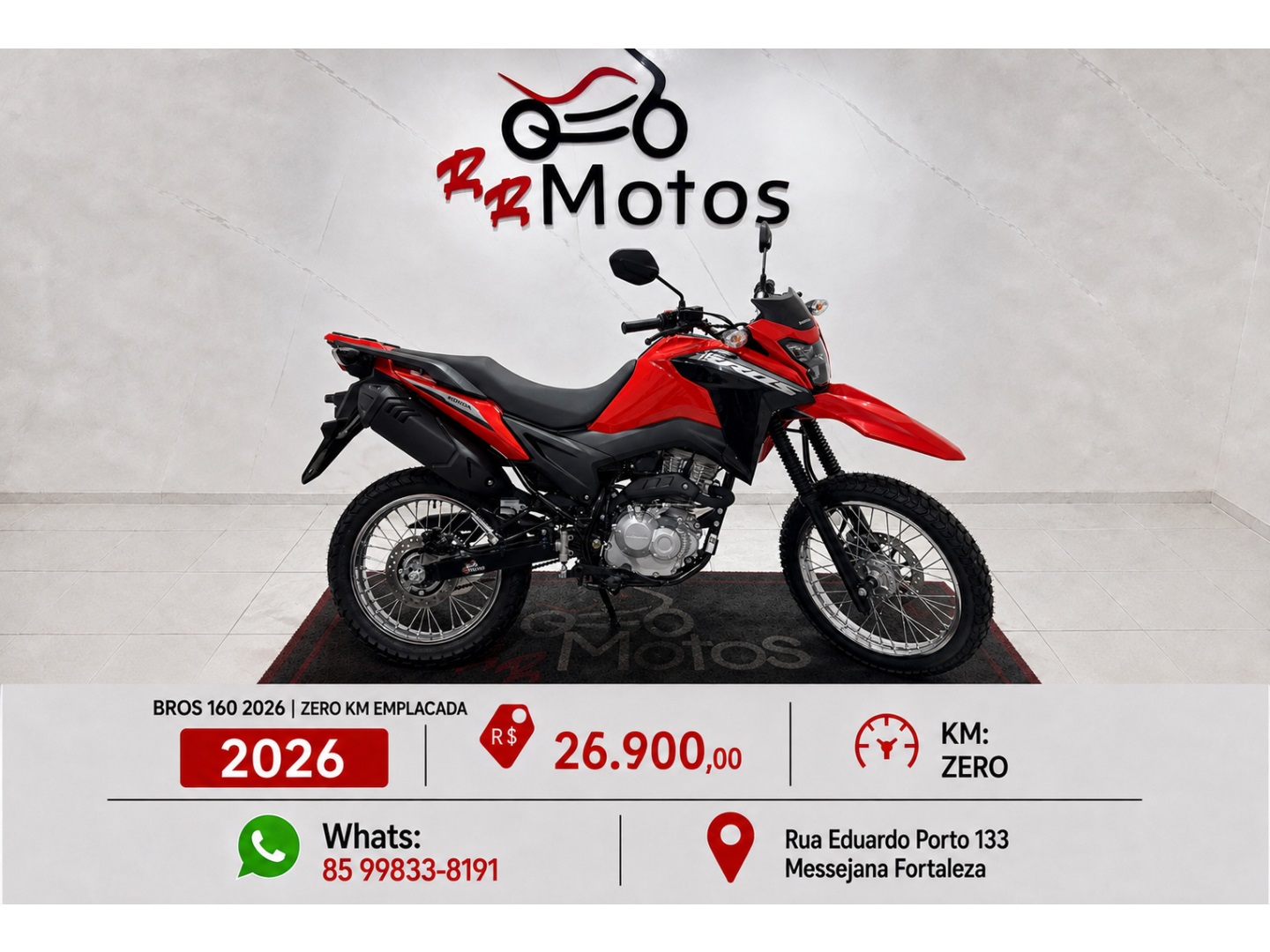 HONDA NXR 160 BROS CBS