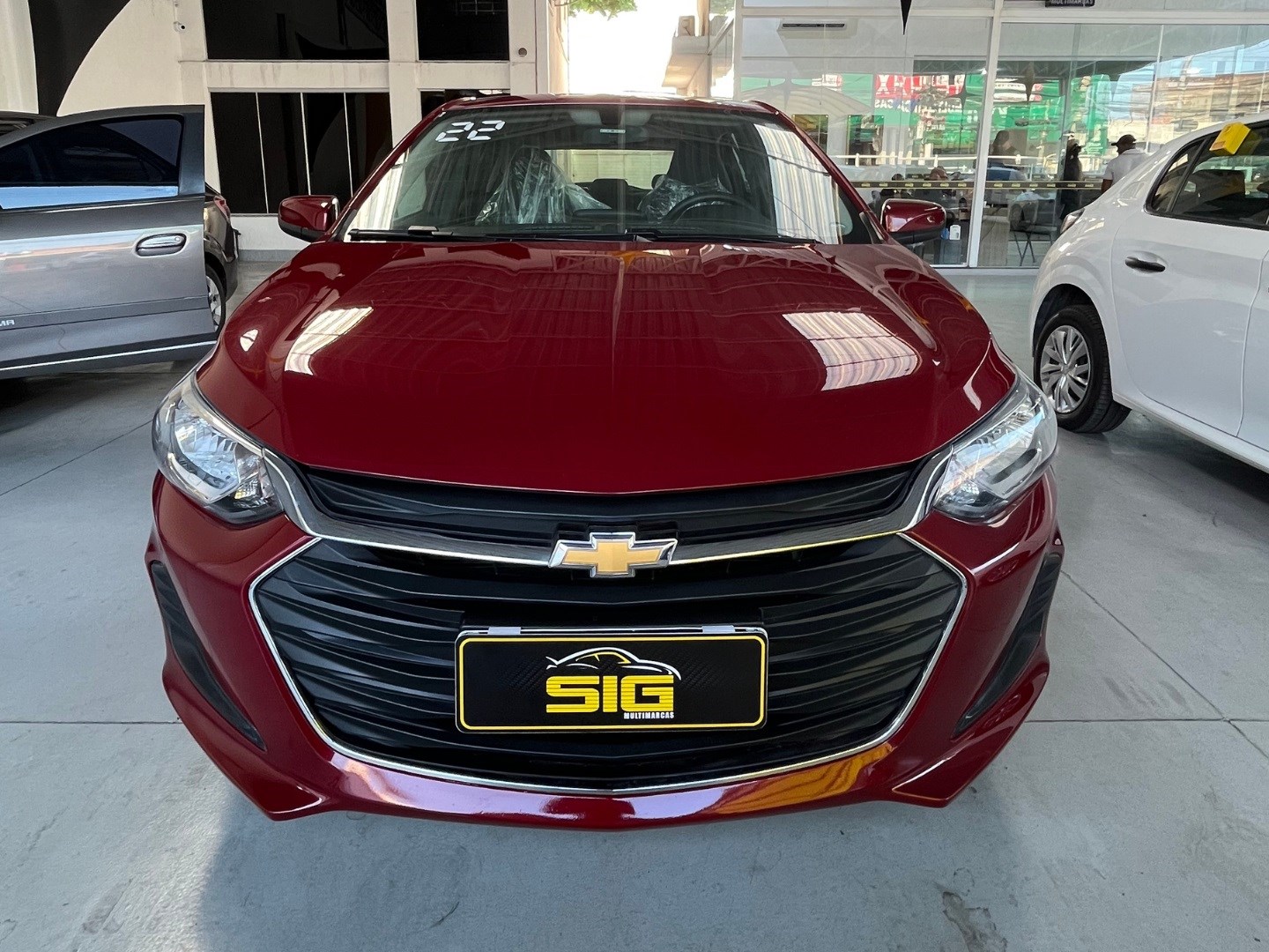 CHEVROLET ONIX 1.0 FLEX LT MANUAL 2022 Vermelho - Miniatura 2 - SIG Multimarcas