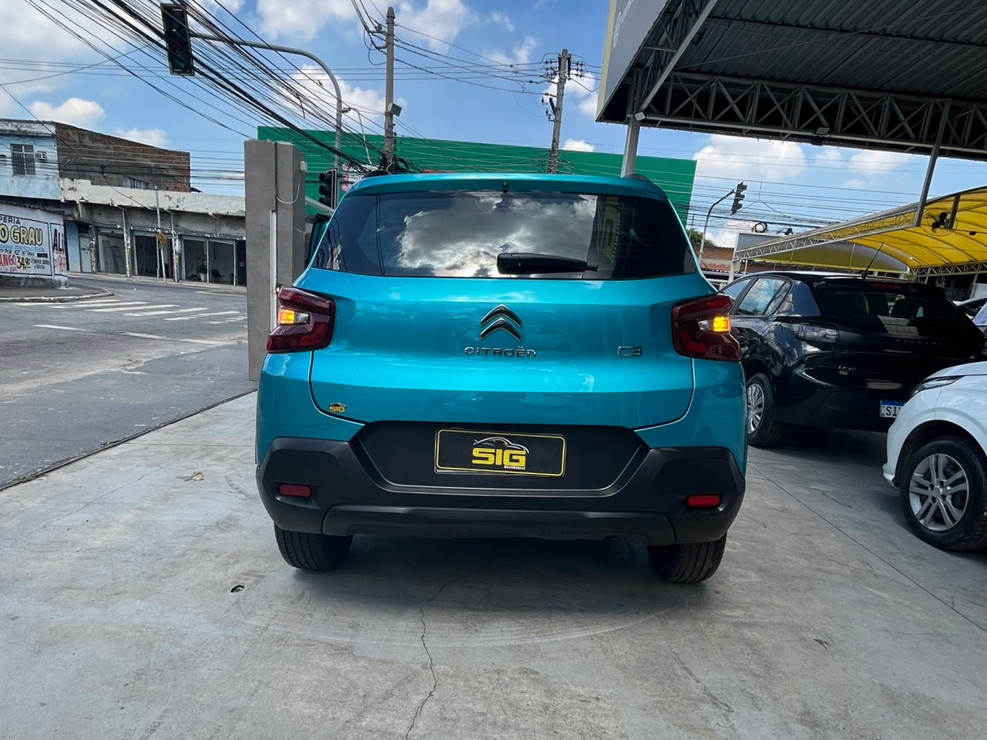 CITROEN C3 1.0 FIREFLY FLEX FEEL MANUAL 2023 Azul - Miniatura 3 - SIG Multimarcas