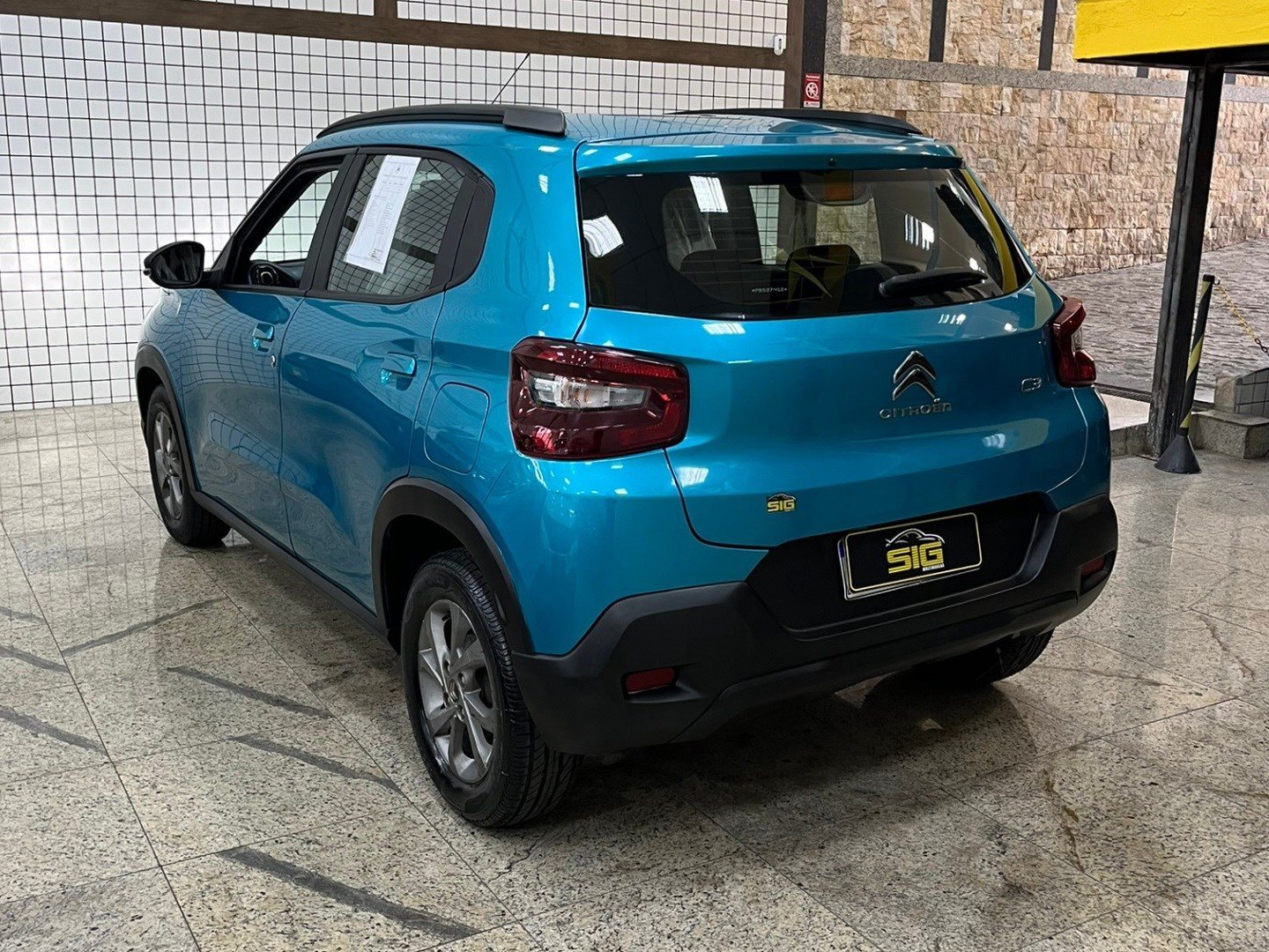 CITROEN C3 1.6 16V FLEX FEEL MANUAL 2023 Azul - Miniatura 8 - SIG Multimarcas