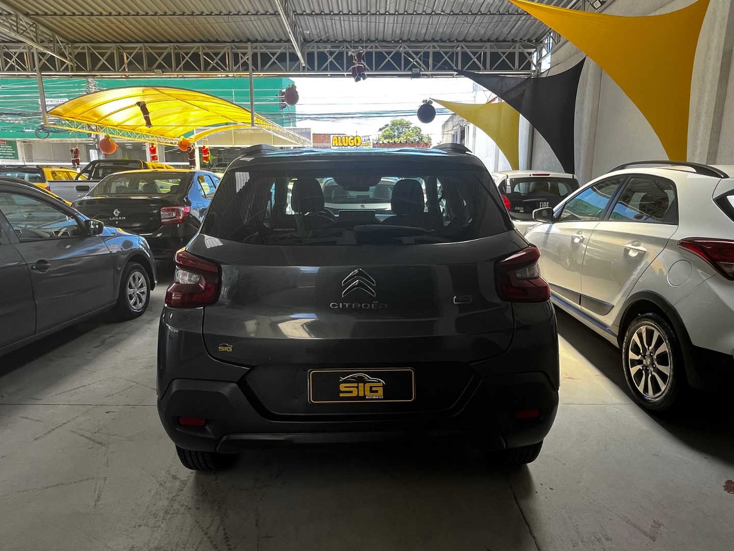 CITROEN C3 1.0 FIREFLY FLEX FEEL MANUAL 2023 Cinza - Miniatura 3 - SIG Multimarcas