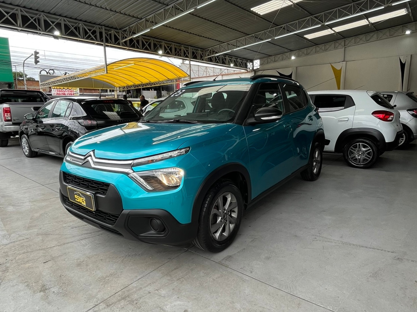 CITROEN C3 1.0 FIREFLY FLEX FEEL MANUAL 2023 Azul - Miniatura 3 - SIG Multimarcas