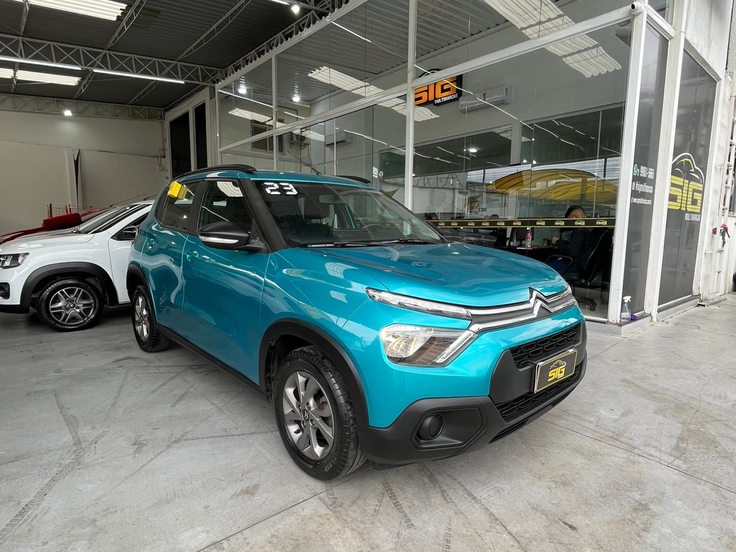 CITROEN C3 1.0 FIREFLY FLEX FEEL MANUAL 2023 Azul - Miniatura 4 - SIG Multimarcas