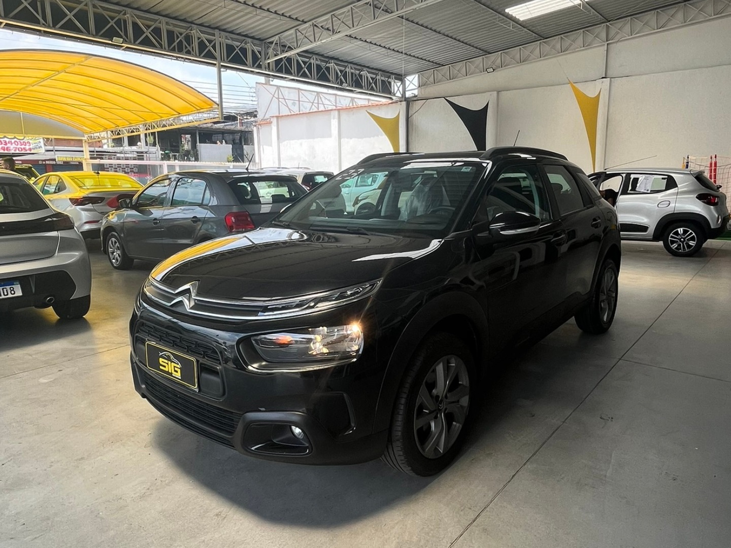 CITROEN C4 CACTUS 1.6 VTI 120 FLEX FEEL EAT6 2023 Preto - Miniatura 3 - SIG Multimarcas