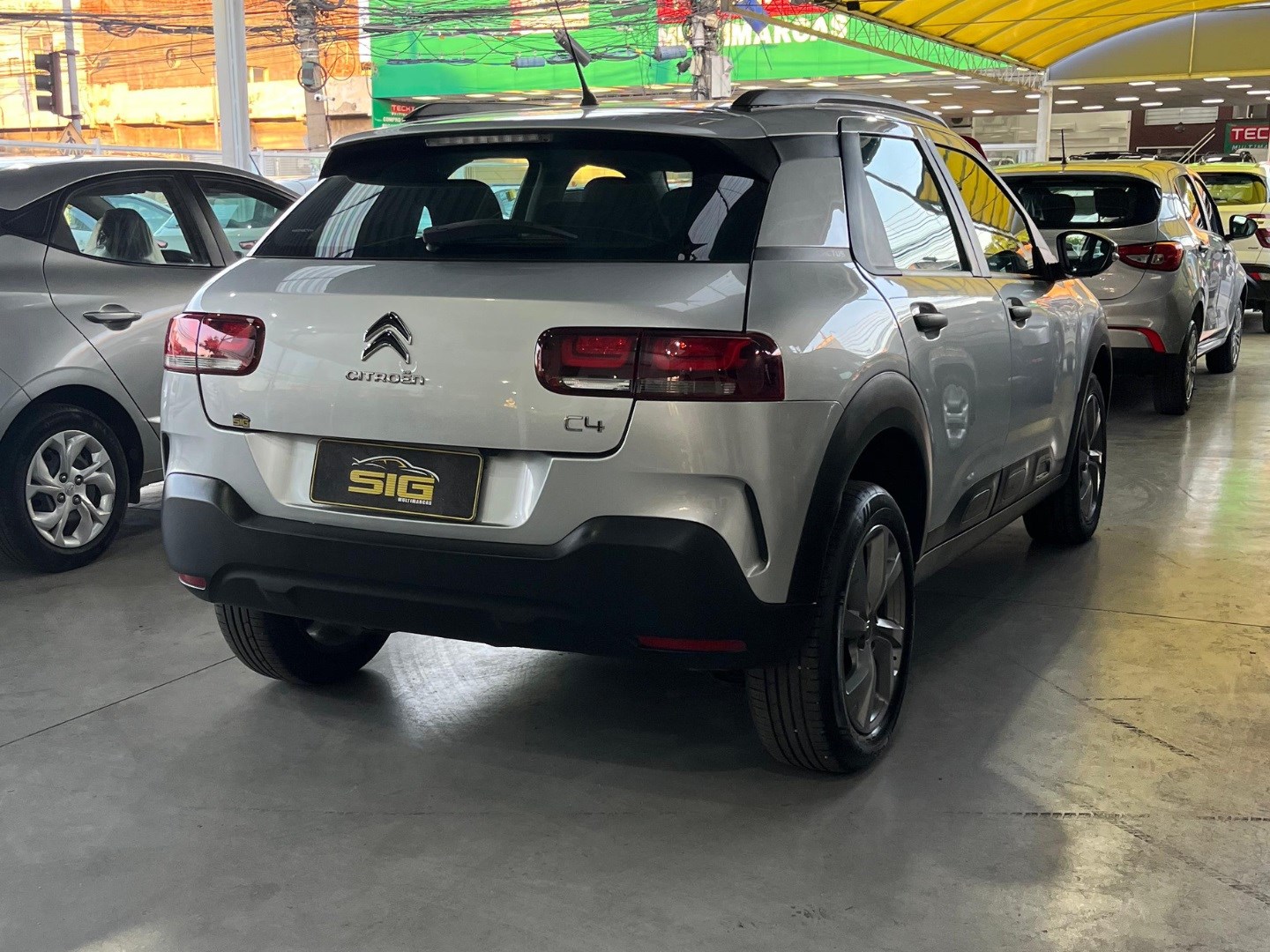 CITROEN C4 CACTUS 1.6 VTI 120 FLEX FEEL EAT6 2022 Prata - Miniatura 5 - SIG Multimarcas