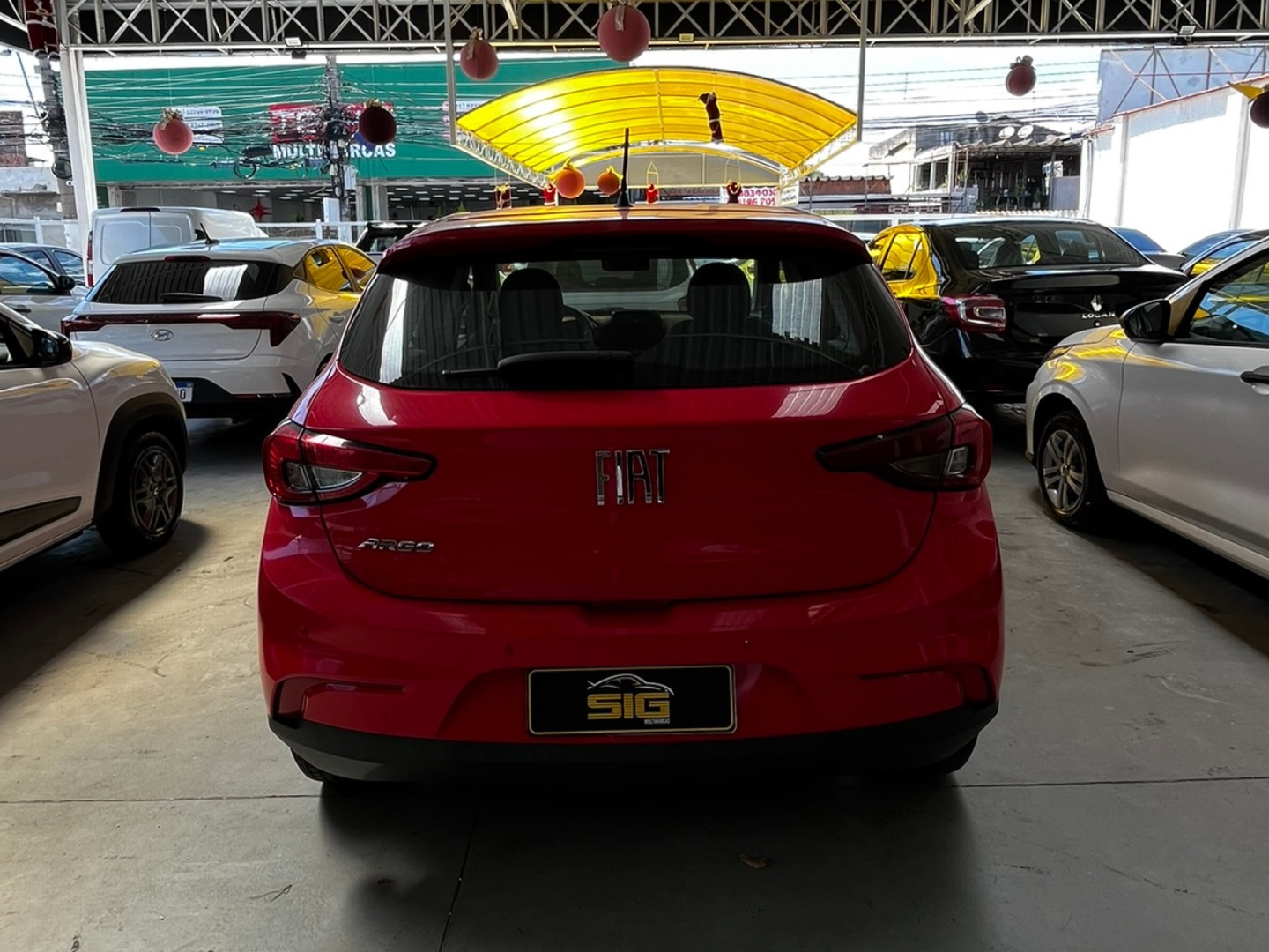 FIAT ARGO 1.0 FLEX MANUAL 2023 Vermelho - Miniatura 5 - SIG Multimarcas