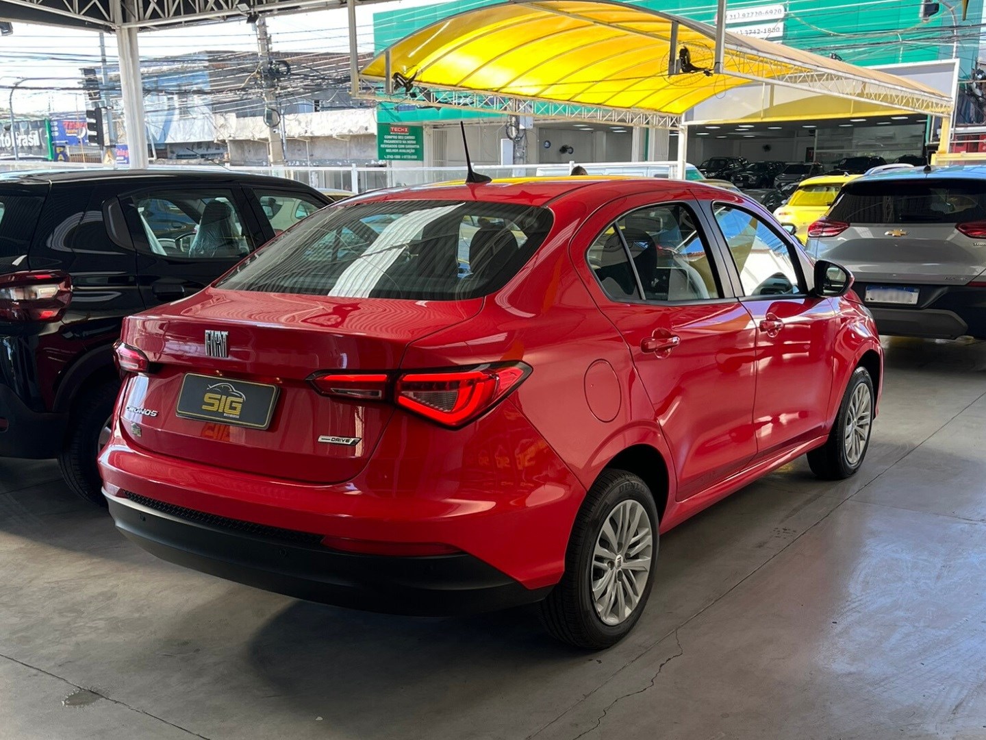 FIAT CRONOS 1.3 FIREFLY FLEX DRIVE MANUAL 2024 Vermelho - Miniatura 7 - SIG Multimarcas