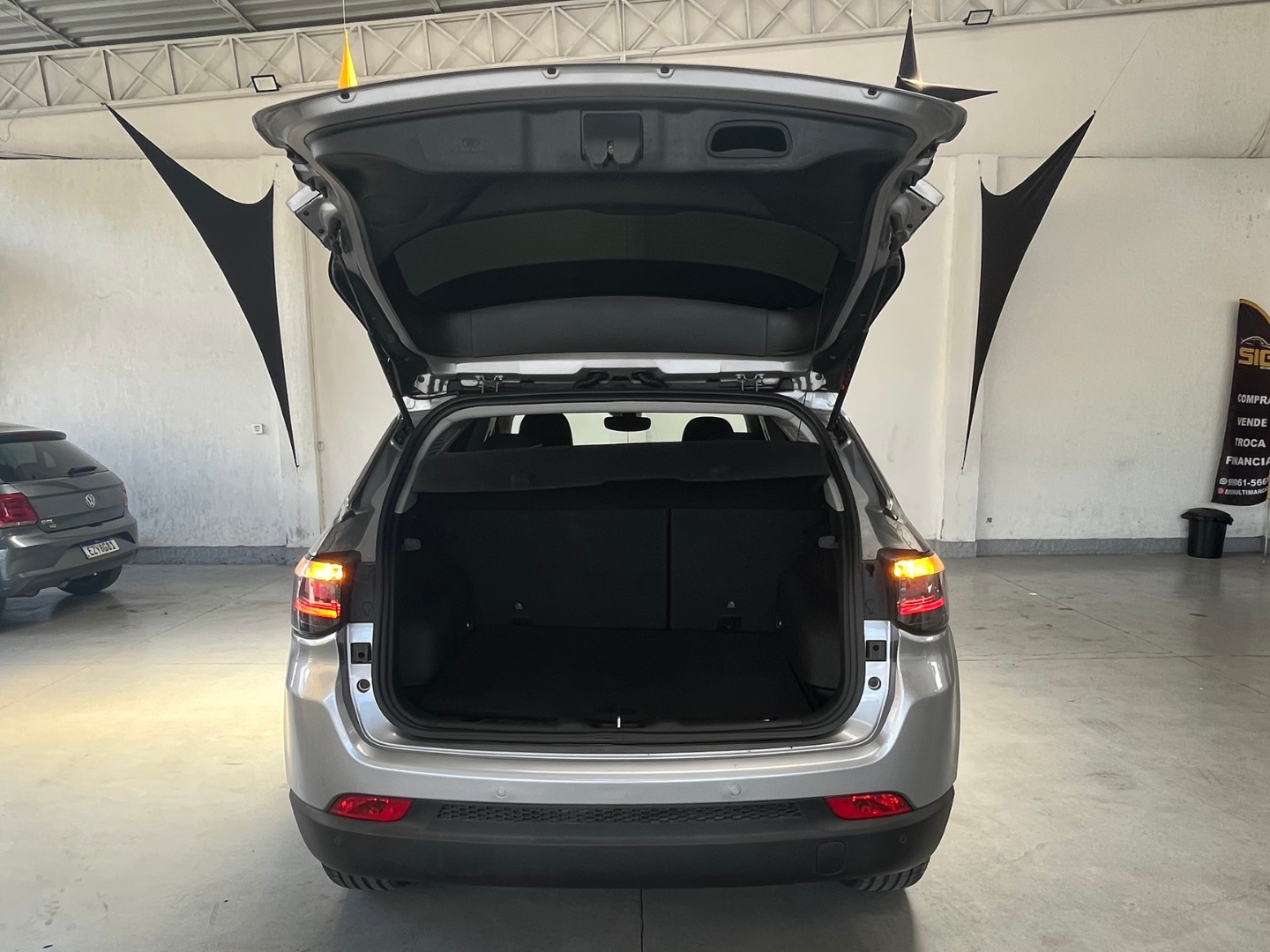 JEEP COMPASS 1.3 T270 TURBO FLEX LONGITUDE AT6 2022 Prata - Miniatura 6 - SIG Multimarcas