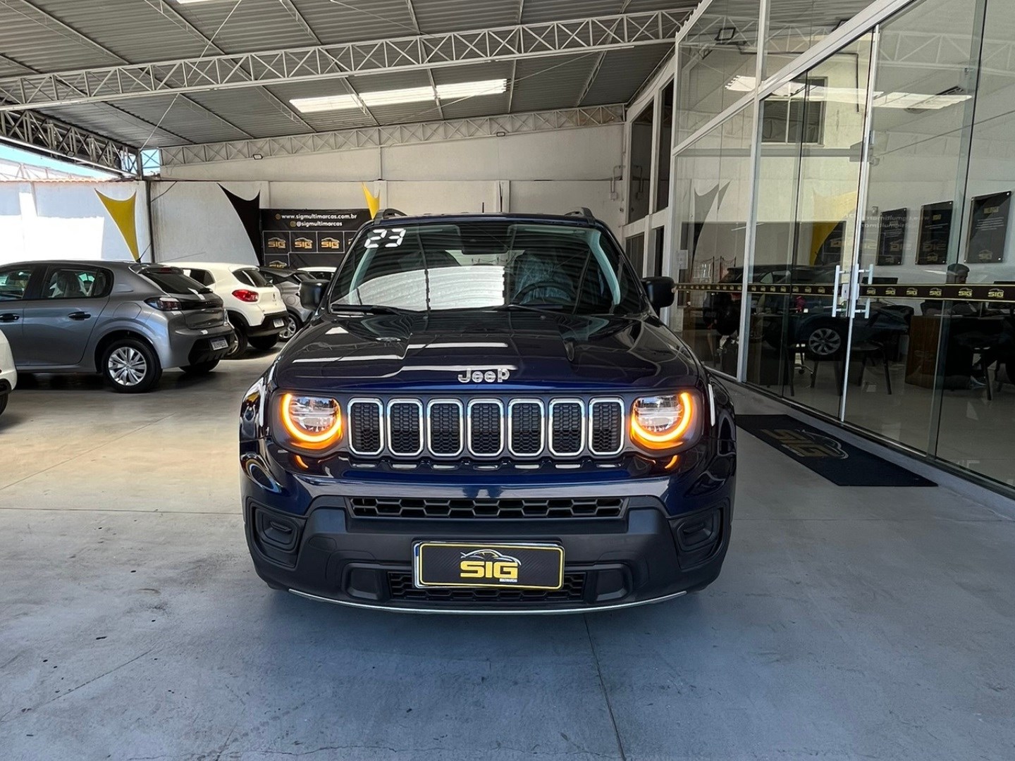 JEEP RENEGADE 1.3 T270 TURBO FLEX LONGITUDE AT6 2023 Azul - Miniatura 2 - SIG Multimarcas