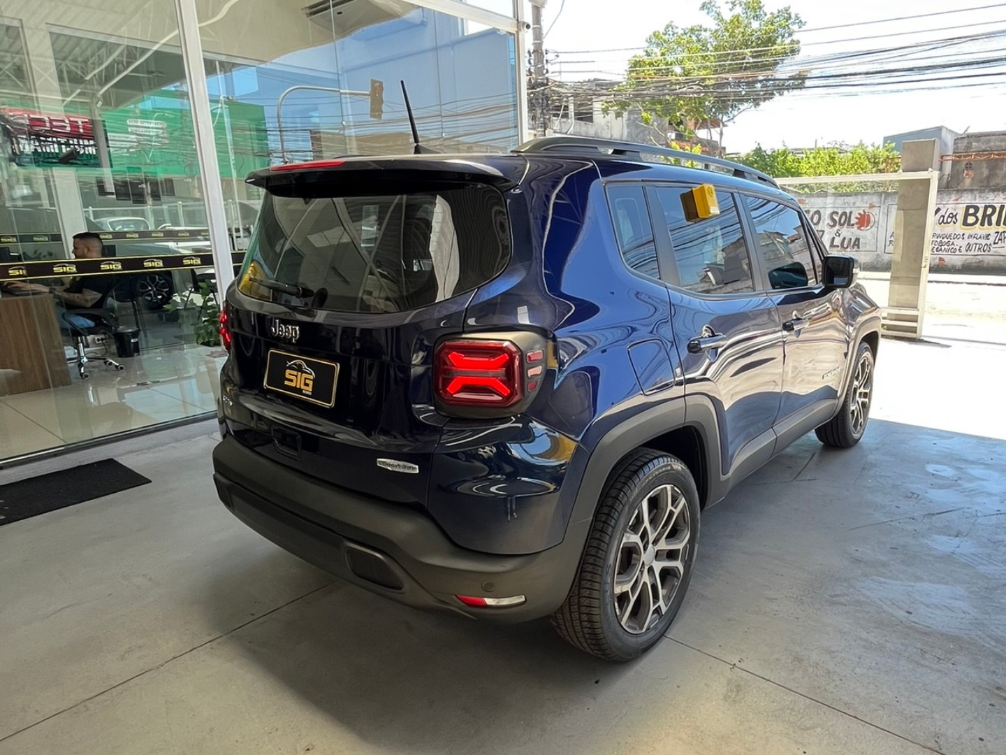 JEEP RENEGADE 1.3 T270 TURBO FLEX LONGITUDE AT6 2023 Azul - Miniatura 7 - SIG Multimarcas