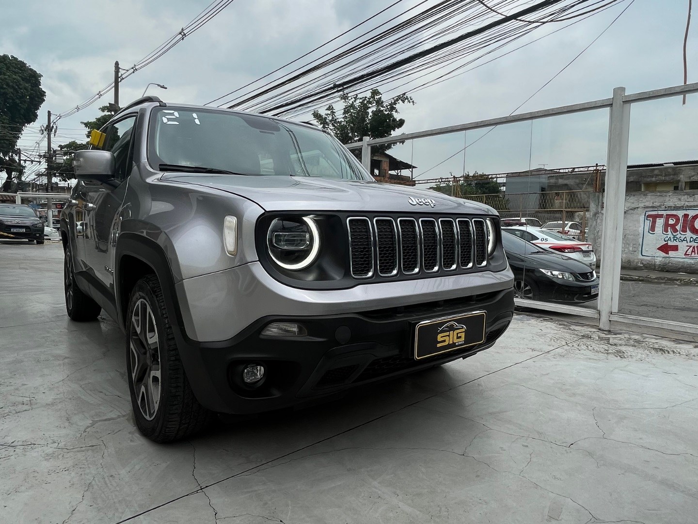 JEEP RENEGADE 1.8 16V FLEX LONGITUDE 4P AUTOMÁTICO 2021 - Imagem 1 - SIG Multimarcas