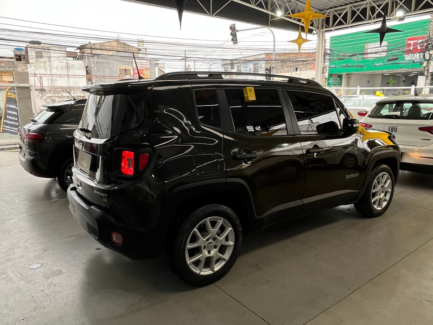 JEEP RENEGADE 1.8 16V FLEX SPORT 4P AUTOMÁTICO 2021 Verde - Miniatura 8 - SIG Multimarcas