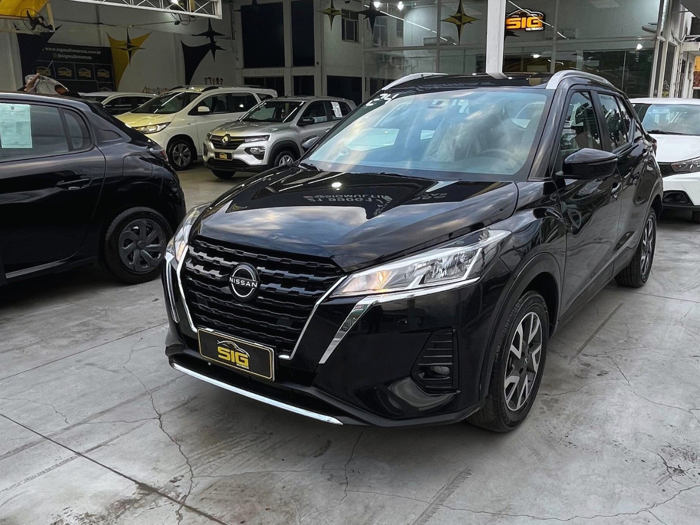 NISSAN KICKS 1.6 16V FLEXSTART SENSE XTRONIC 2024 Preto - Miniatura 4 - SIG Multimarcas