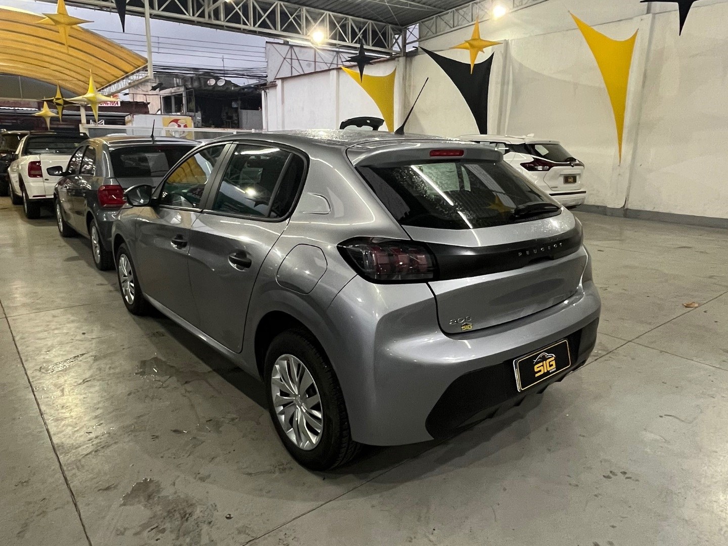 PEUGEOT 208 1.0 FIREFLY FLEX LIKE MANUAL 2023 Cinza - Miniatura 8 - SIG Multimarcas