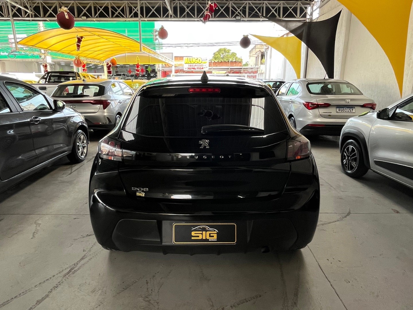 PEUGEOT 208 1.6 16V FLEX ACTIVE AT6 2022 Preto - Miniatura 3 - SIG Multimarcas