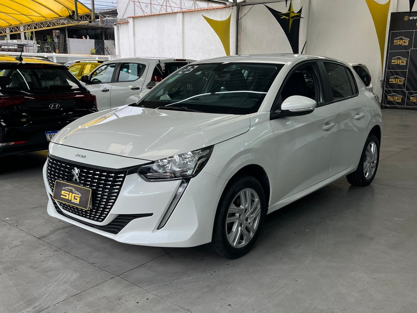 PEUGEOT 208 1.6 16V FLEX ALLURE AT6 2023 Branco - Miniatura 4 - SIG Multimarcas