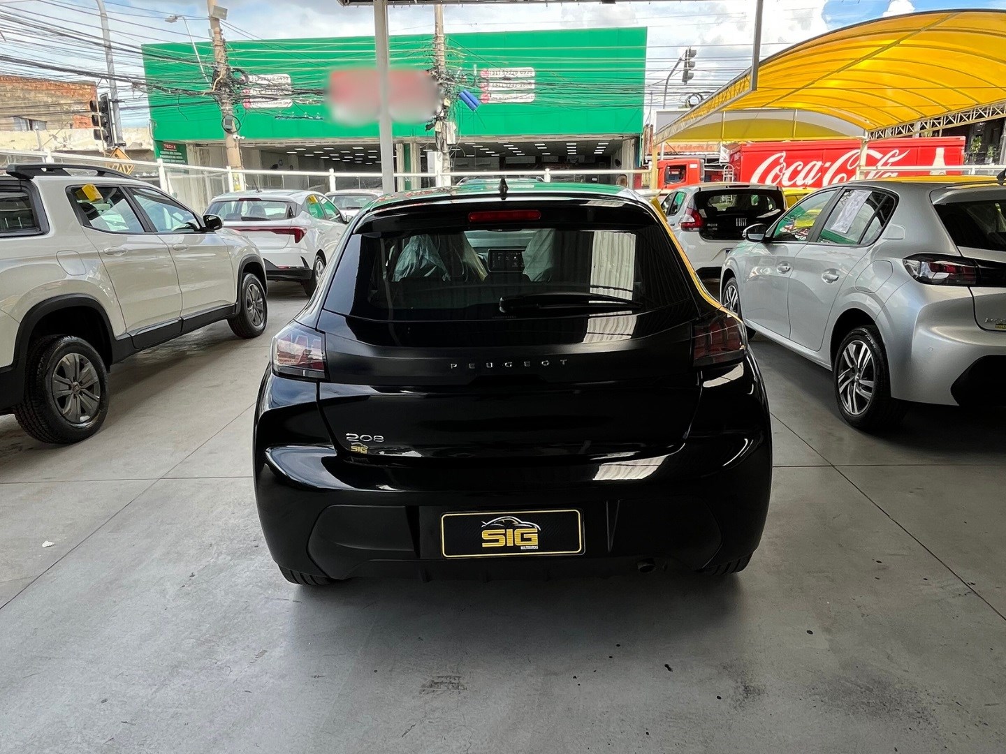 PEUGEOT 208 1.0 6V FLEX LIKE MANUAL 2024 Preto - Miniatura 5 - SIG Multimarcas