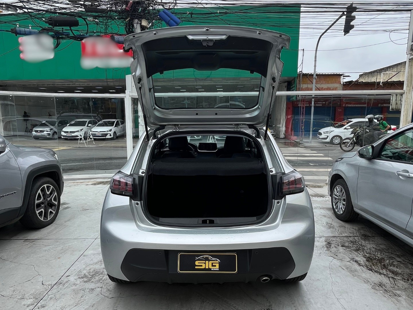 PEUGEOT 208 1.6 16V FLEX ALLURE AT6 2022 Prata - Miniatura 6 - SIG Multimarcas