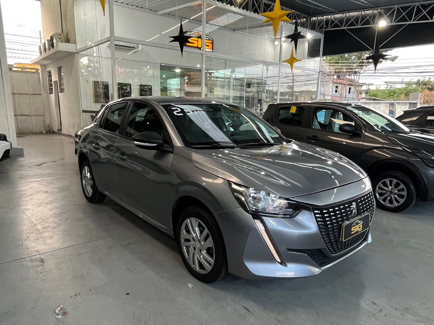 PEUGEOT 208 1.6 16V FLEX ACTIVE AT6 2023 Cinza - Miniatura 3 - SIG Multimarcas