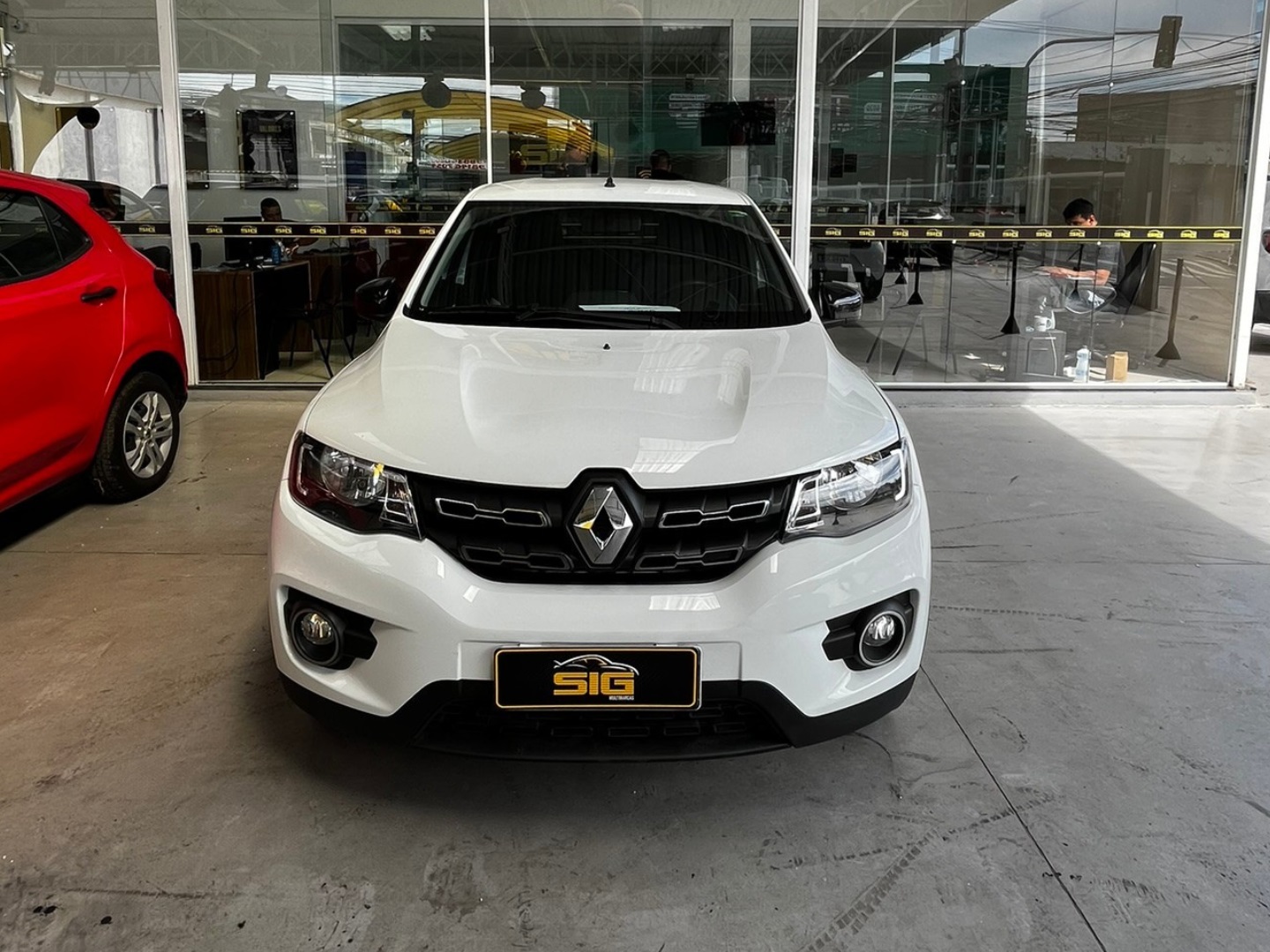 RENAULT KWID 1.0 12V SCE FLEX ZEN MANUAL 2022 Branco - Miniatura 2 - SIG Multimarcas