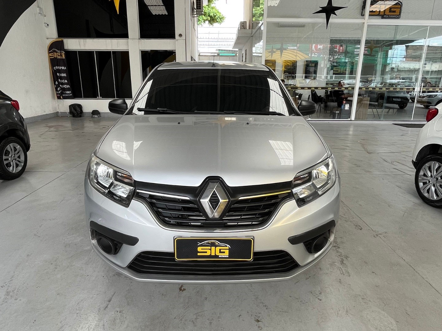 RENAULT LOGAN 1.0 12V SCE FLEX LIFE MANUAL 2021 Prata - Miniatura 2 - SIG Multimarcas