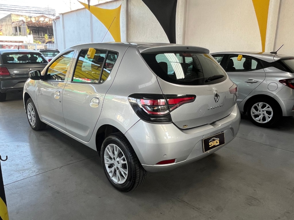 RENAULT SANDERO 1.0 12V SCE FLEX S EDITION MANUAL 2023 Prata - Miniatura 5 - SIG Multimarcas