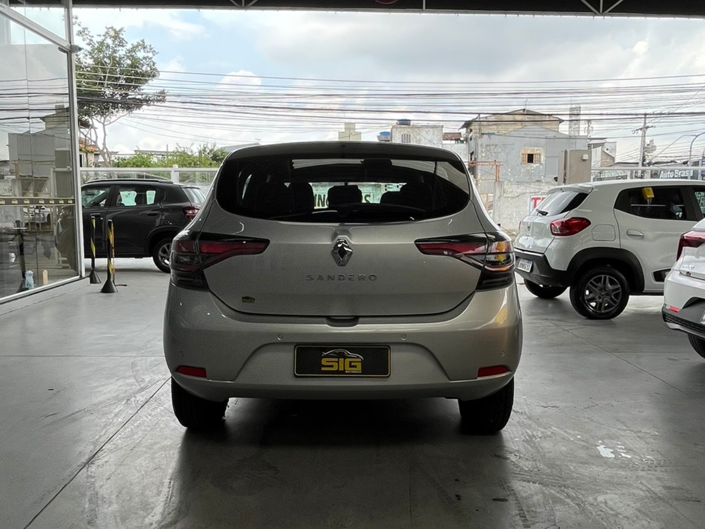 RENAULT SANDERO 1.0 12V SCE FLEX S EDITION MANUAL 2023 Prata - Miniatura 5 - SIG Multimarcas