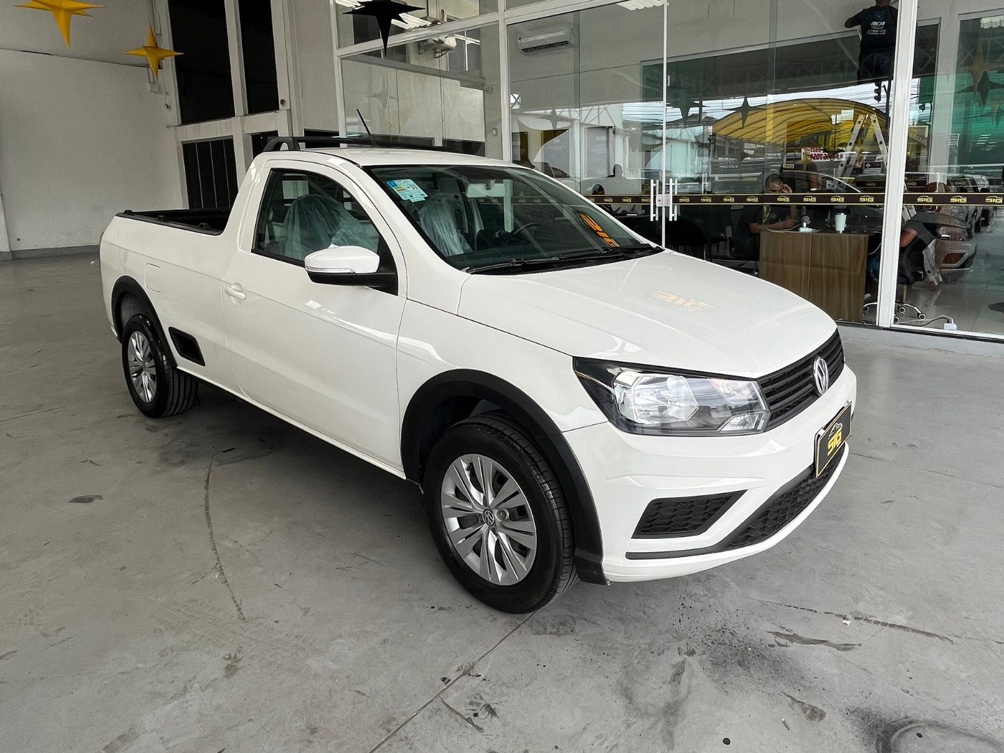 VOLKSWAGEN SAVEIRO 1.6 MSI TRENDLINE CS 8V FLEX 2P MANUAL 2022 Branco - Miniatura 3 - SIG Multimarcas