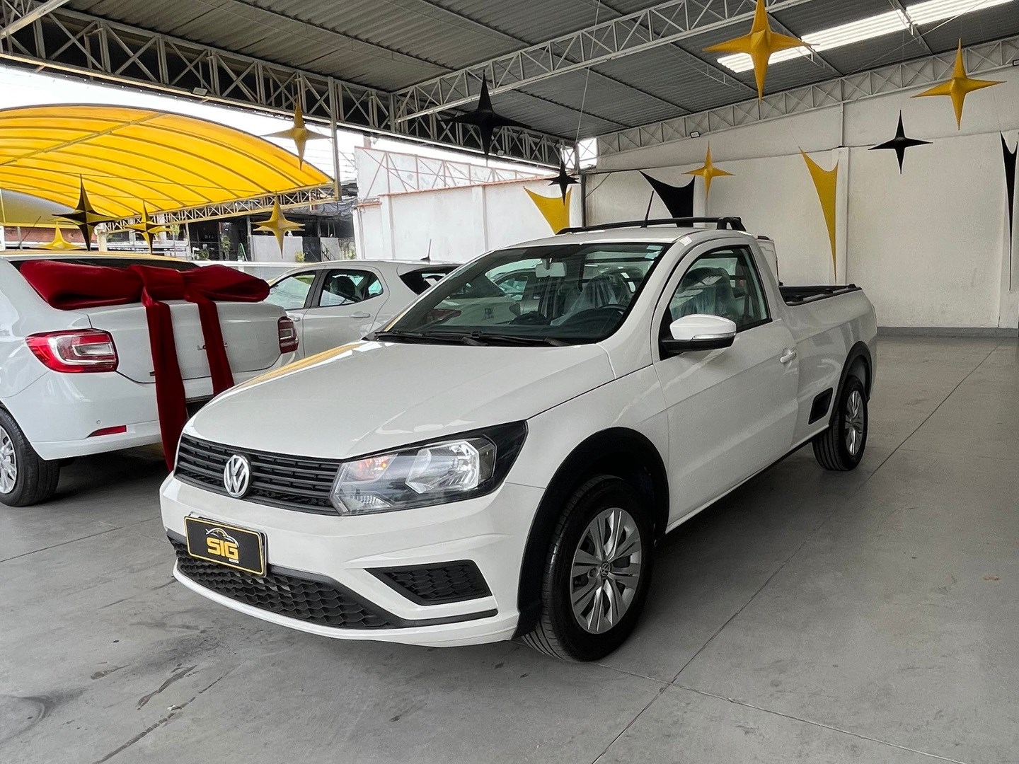 VOLKSWAGEN SAVEIRO 1.6 MSI TRENDLINE CS 8V FLEX 2P MANUAL 2022 Branco - Miniatura 4 - SIG Multimarcas