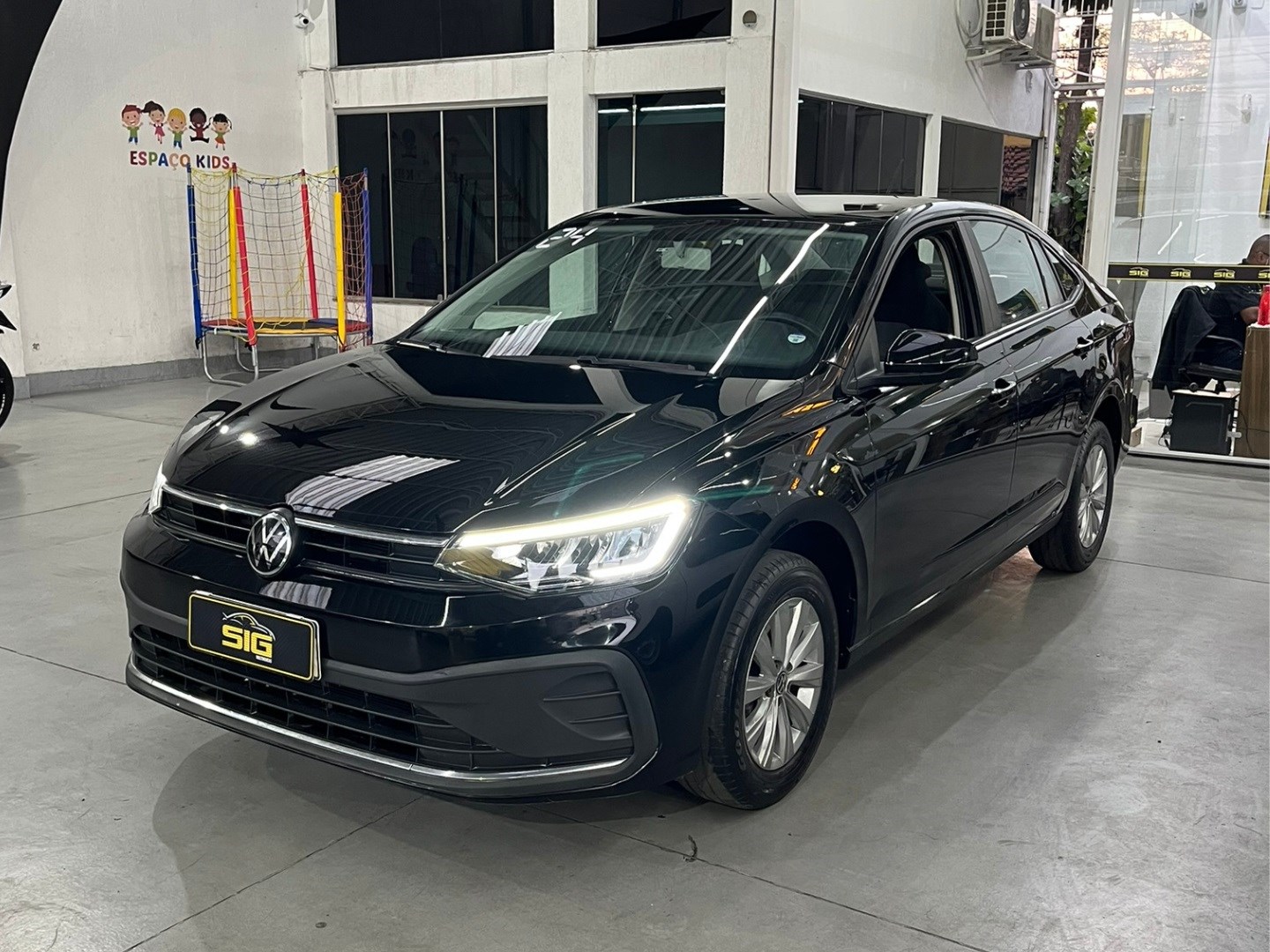 VOLKSWAGEN VIRTUS 1.0 TSI FLEX 12V AUT 2024 Preto - Miniatura 3 - SIG Multimarcas