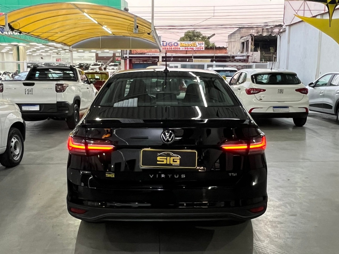 VOLKSWAGEN VIRTUS 1.0 TSI FLEX 12V AUT 2024 Preto - Miniatura 5 - SIG Multimarcas