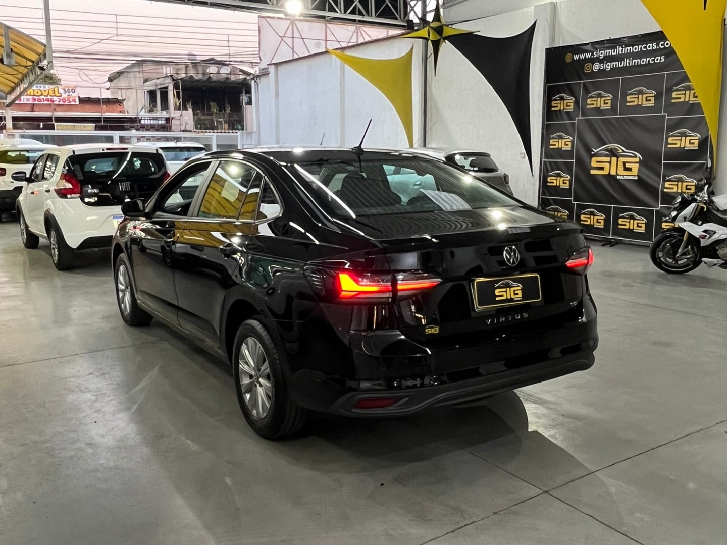 VOLKSWAGEN VIRTUS 1.0 TSI FLEX 12V AUT 2024 Preto - Miniatura 7 - SIG Multimarcas