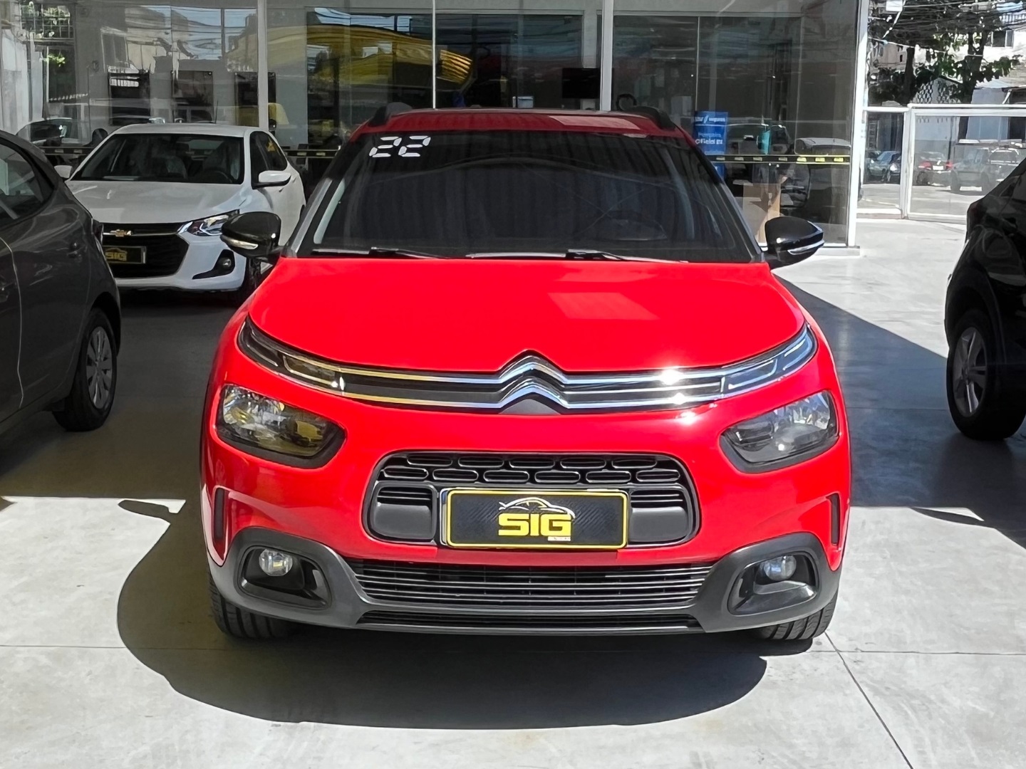 CITROEN C4 CACTUS 1.6 VTI 120 FLEX FEEL EAT6 2022 Vermelho - Miniatura 2 - SIG Multimarcas