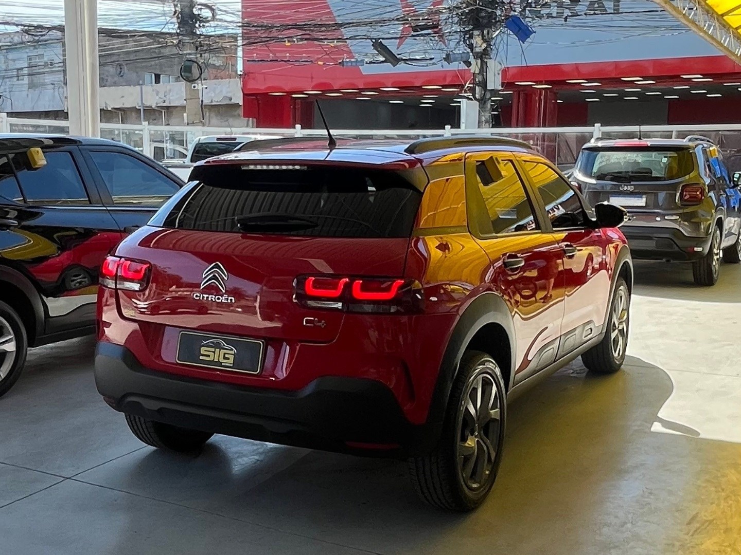 CITROEN C4 CACTUS 1.6 VTI 120 FLEX FEEL EAT6 2022 Vermelho - Miniatura 7 - SIG Multimarcas